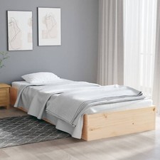Bed Frame Solid Wood 75x190