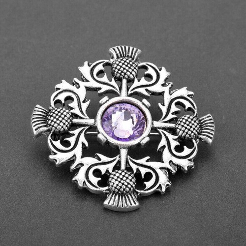 Silver scottish thistle - silver,