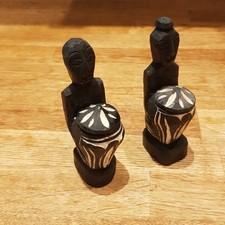 Pair Indonesian Tribal Wooden
