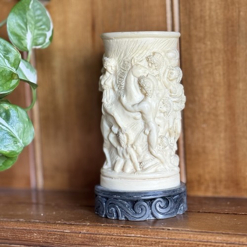 Vintage cast resin relief - cast,