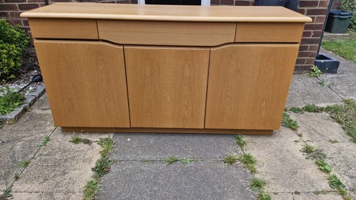 Oak sideboard skovby - sideboard, vintage