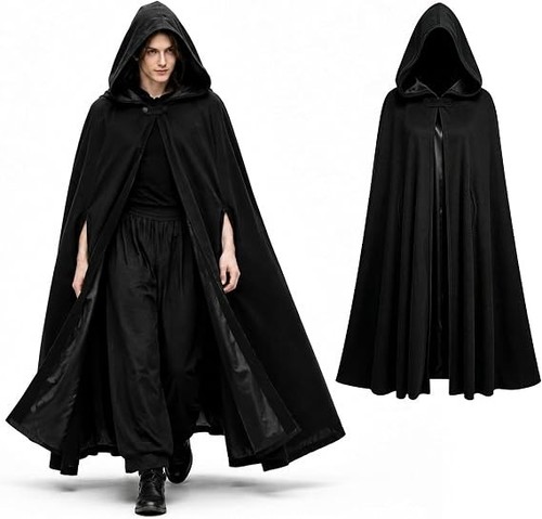 Medieval hooded cloak - medieval, cape