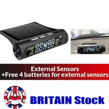 Wireless Solar TPMS LCD Car