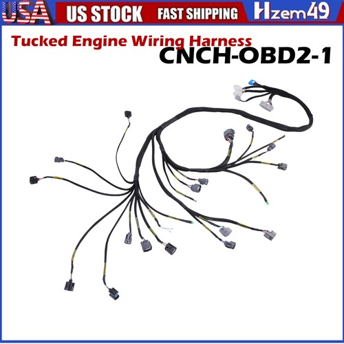 Tucked engine wiring - 1x,