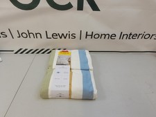 John Lewis Duvet Cover Set Ruffle Stripe Single 200TC Cotton  RRP £60