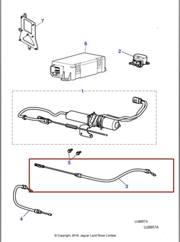 Jaguar parking handbrake - jaguar, brake