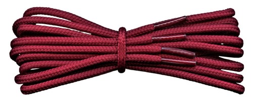 Burgundy boot laces 4 mm - boot,