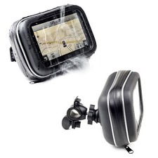 Motorcycle Handlebar Mount & Waterproof Case For TomTom Via 135 125 Start 25 XXL