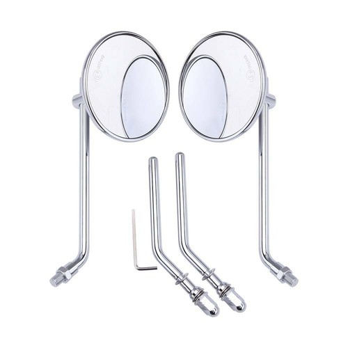 Chrome 8cm round motorcycle - chrome,