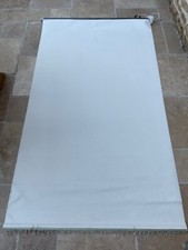 Laura Ashley ivory roller blind with eau de nil and gem trim, L163cm, W97cm