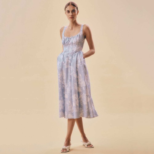 Reformation balia linen - linen, dress