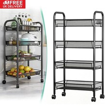 4-Tier Storage Trolley