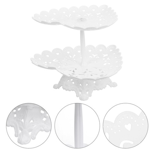 Double layer cake stand - double,