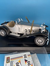 Burago Metal Kit 1/24 Mercedes-Benz TYP SSK 1928 with Box & Base. Built