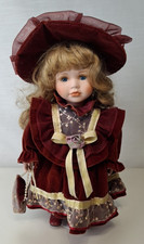 Leonardo Collection 'Charlotte' Porcelain Doll Collectable Decorative F382