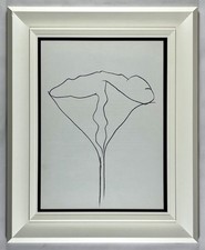 Ellsworth Kelly Lotus Maeght Lithograph Parsonage Studio Crown Stamp Verso