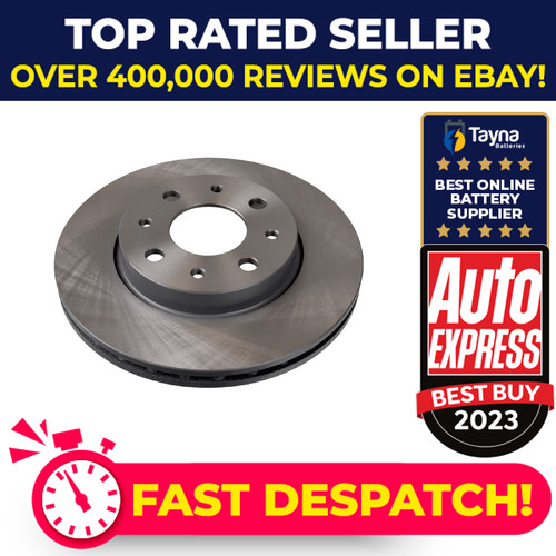Brake discs pair vented - discs,
