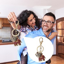  Elephant Keyring Keychain