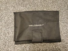 MELOBABY All In One Baby Toddler Nappy Wallet Change Mat Black used