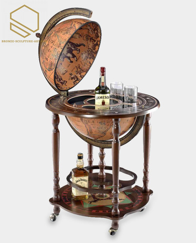 Bar globe drinks - bar, cabinet