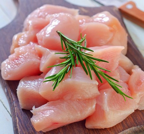 Fresh chicken breast cubed - fresh,