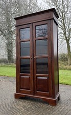 Vintage Glazed Solid Indian Wood Storage Cabinet