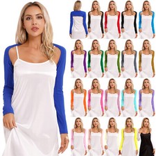 US Womens Long Sleeve Bolero