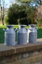 Small Zinc Churn Planter Flowers Herbs Garden Vase