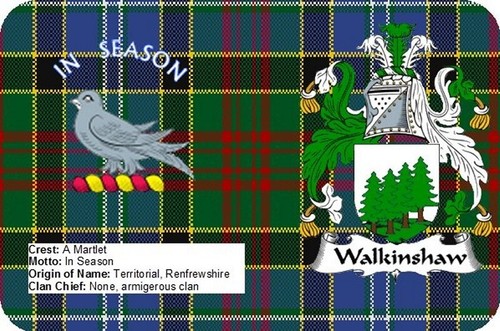 Walkinshaw scottish clan - walkinshaw,