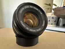 50mm FD F1.8 cannon lenses