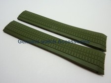 Patek Philippe Aquanaut 5167A 5167 Khaki GREEN Rubber Strap (21mm X 18)  NEW OEM