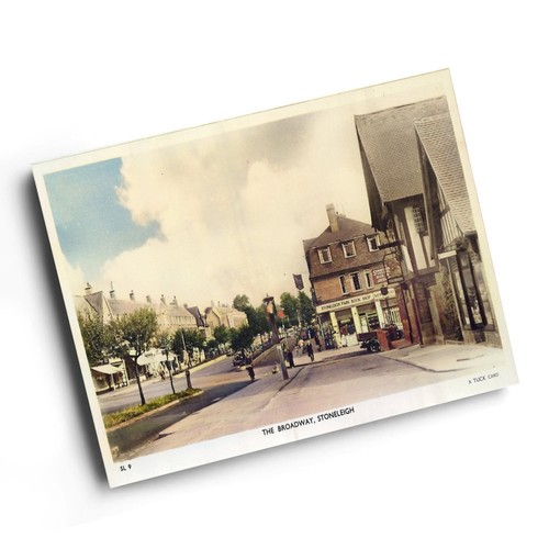 Print vintage surrey - a4,
