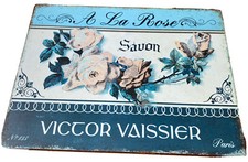 Vintage Style Metal  Sign Plaque Bathroom Roses Size 27cms By 35cms