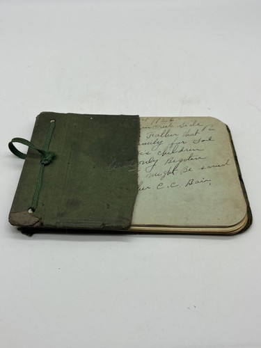 Antique autograph book with - book,