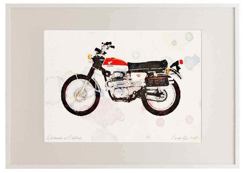 Photo frame honda cl350 - frame,