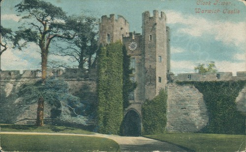 Warwick castle clock tower