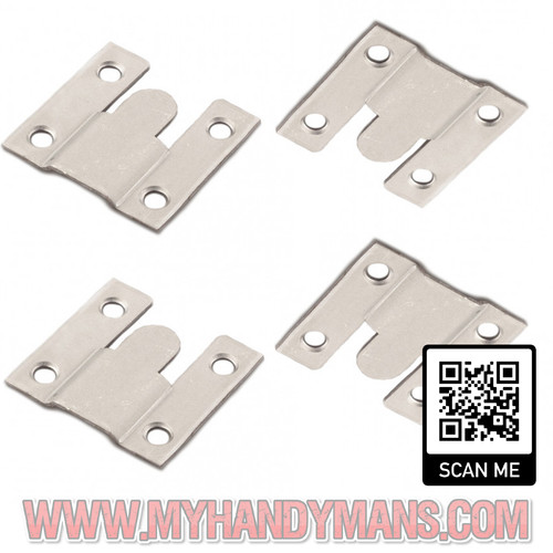 Heavy duty flush mounts - flush, hidden