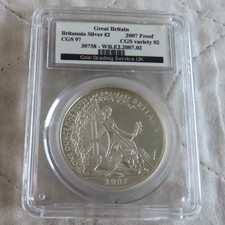 2007 1oz £2 BRITANNIA SILVER