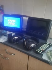 Twin car dvd system head - car,