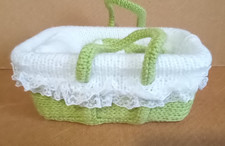 Dolls Green & White Oblong