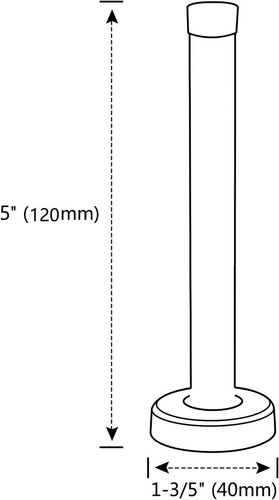 Door stops inch - door, 5