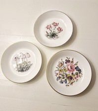 Royal Worcester Alpine Flowers Coaster Set of 3
