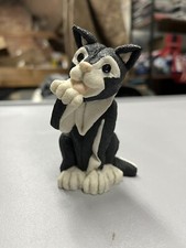 Blythe Collectibles Cat Licking Paw Staffordshire Figurine 