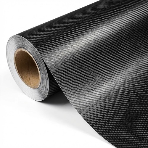 Black carbon fiber - 12",