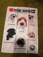 The Dog Artlist Large Tea Towel NEW