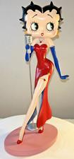 Betty Boop Classic 1920's Singer Figurine Red Dress 30cm Tall King Features 2002