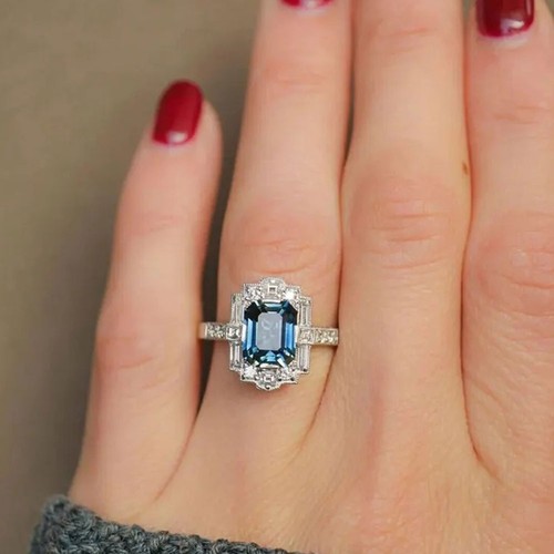 50ct emerald cut aquamarine - cut,