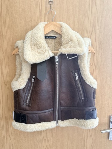 Zara brown faux shearling - faux,