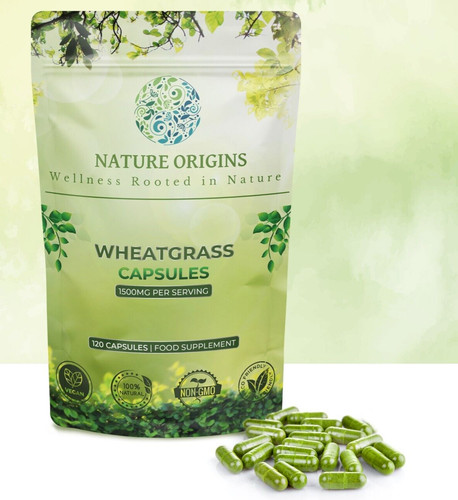Wheatgrass 120 capsules - wheatgrass,