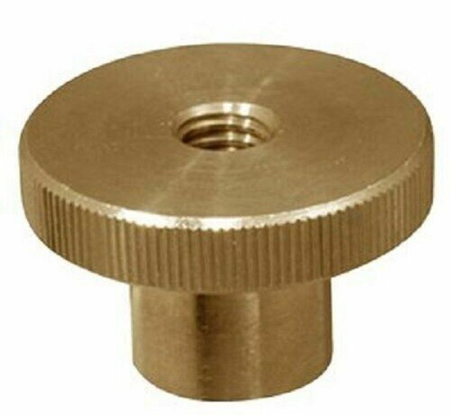 Brass knurled thumb nut - brass,